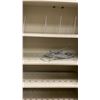 Image 2 : HON APPROX 36"W X 14"D X 76"H BEIGE METAL OFFICE STORAGE SHELVING UNIT WITH METAL FILING DIVIDERS