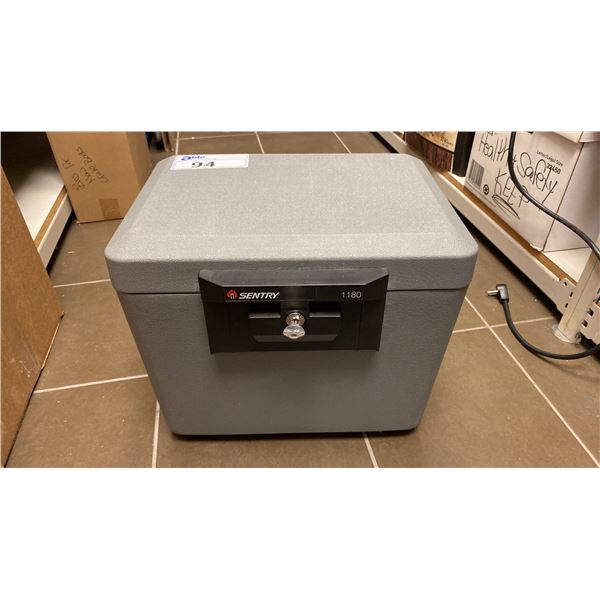 SENTRY FIREPROOF SAFE WITH KEY
