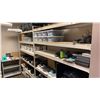 Image 1 : TRIMLINE E-Z RECT SHELF RACKING SYSTEM (3) SECTIONS,(10)-7'H UPRIGHTS, (36)-5' SIDE RAILS &