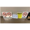 Image 2 : ASSORTED SAFETY SIGNS, FORKLIFT CHECKLISTS, PADDED ENVELOPES, FIRE EXTINGUISHER MOUNT & MORE