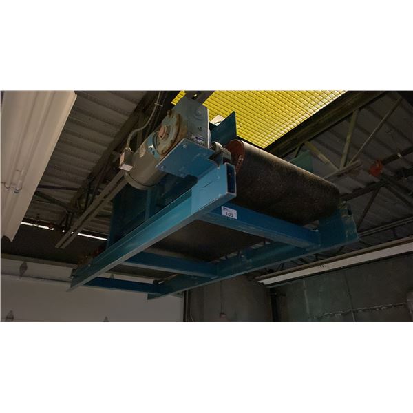 BOSTON GEAR OVERHEAD CONVEYOR FEEDER SYSTEM *MUST BRING PROPER TOOLS & EQUIPMENT FOR