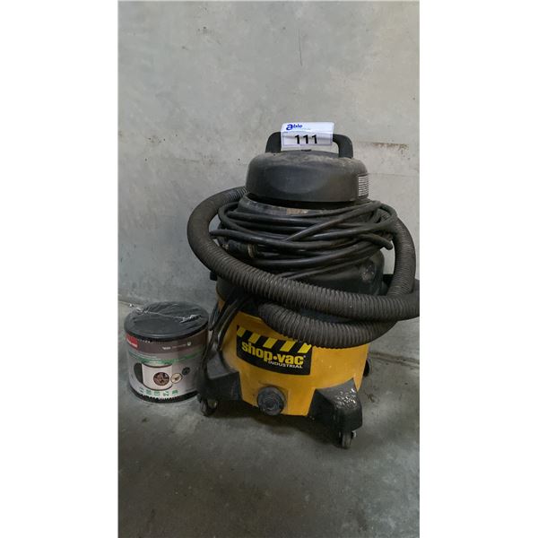 SHOP-VAC INDUSTRIAL WET/DRY VACUUM WITH HOSE