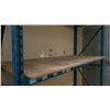 Image 3 : 1 BAY OF BLUE PALLET RACKING 2 UPRIGHTS, 6 SIDE RAILS  APPROX 18' H X 10'W *MUST BRING PROPER TOOLS