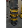 Image 2 : STACK OF ASSORTED RUBBERMAID BRUTE COMMERCIAL GARBAGE CANS WITH ASSORTED LIDS