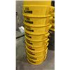 Image 2 : STACK OF ASSORTED RUBBERMAID BRUTE COMMERCIAL GARBAGE CANS