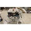 Image 1 : BOSCH 4100, 10" WORK SITE TABLE SAW ON BOSCH TS3000 GRAVITY RISE STAND