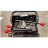 Image 4 : BLACK METAL BANDING CART WITH TOOLS & CRIMPS