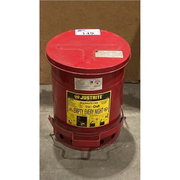 JUSTRITE OIL WASTE CAN