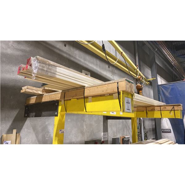 ASSORTED LUMBER STOCK APPROX 19 PCS