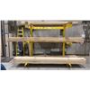 Image 2 : CANTILEVER YELLOW HEAVY DUTY MATERIAL STORAGE RACK APPROX 7.5'H X 7.5'W X 5'D