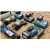 Image 4 : GROUP OF MAKITA CORDLESS POWER TOOLS INCLUDING 2 DRILLS, RECIPROCATING SAW, JIGSAW, 3 CHARGERS