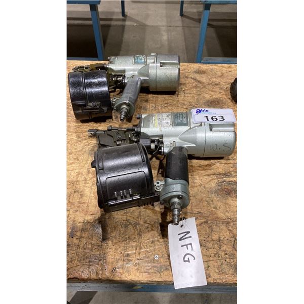 2 PNEUMATIC COIL NAILER GUNS