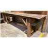 Image 2 : 1/2" THICK METAL SHOP TABLE APPROX 10'L X 2.5'D X 3'H