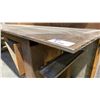 Image 3 : 1/2" THICK METAL SHOP TABLE APPROX 10'L X 2.5'D X 3'H