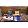 Image 1 : GROUP OF ASSORTED SAW BLADES,TABLE SAW INSERT & HARD TRANSPORT CASES