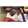 Image 2 : GROUP OF ASSORTED SAW BLADES,TABLE SAW INSERT & HARD TRANSPORT CASES