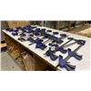 Image 1 : GROUP OF APPROX 24 ASSORTED IRWIN QUICK-GRIP CLAMPS