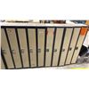 Image 2 : APPROX 20' RUN OF BLACK/BEIGE SINGLE DOOR GYM LOCKERS APPROX 20 LOCKERS TOTAL