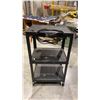 Image 3 : ULINE BLACK METAL POWERED MOBILE WORKSTATION CARTS
