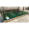 Image 1 : 6 LARGE SHEETS OF GREEN KRYPTANE MATERIAL ASSORTED SIZES APPROX 10'L X 4'-5'W
