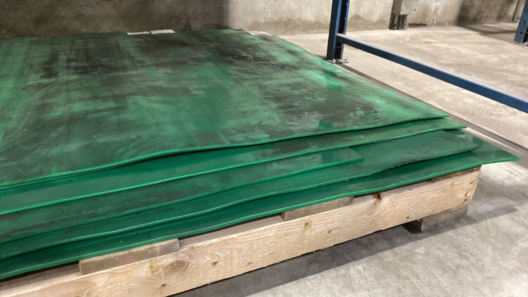 Kryptane 6 LARGE SHEETS OF GREEN KRYPTANE MATERIAL ASSORTED SIZES APPROX 10'L X ...