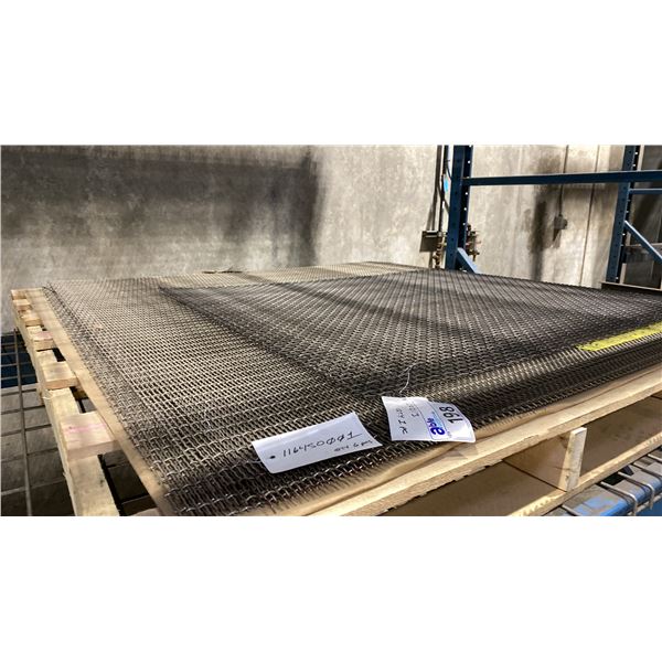 5 HEAVY DUTY METAL INDUSTRIAL SCREENS APPROX 60" X 57" & 1- 40" X 45"