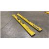 Image 2 : PAIR OF 6' YELLOW FORK EXTENSIONS