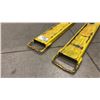 Image 3 : PAIR OF 6' YELLOW FORK EXTENSIONS