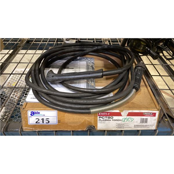 LINCOLN ELECTRIC PCT80 PLASMA TORCH