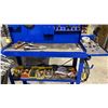 Image 5 : BLUE METAL WELDERS WORK STATION WITH APPROX 13 BESSEY WELDERS CLAMPS, 18 VICE GRIP CLAMPS, ASSORTED