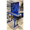 Image 6 : BLUE METAL WELDERS WORK STATION WITH APPROX 13 BESSEY WELDERS CLAMPS, 18 VICE GRIP CLAMPS, ASSORTED