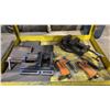 Image 7 : METAL MOBILE WORK CART WITH CONTENTS - ASSORTED DRILL BITS, VICES & DRILL PRESS TOOLS