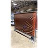 Image 3 : GROUP OF 6 METAL FRAMED WELDING CURTAINS APPROX 8' X 6'