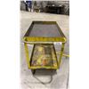 Image 2 : 2 TIER YELLOW METAL SHOP CART *CONTENTS NOT INCLUDED*