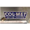 Image 13 : COL-MET LARGE METAL PANEL INDUSTRIAL PAINT BOOTH APPROX 30' X 30' WITH LIGHTING & FUME EXTRACTOR