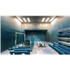 Image 7 : COL-MET LARGE METAL PANEL INDUSTRIAL PAINT BOOTH APPROX 30' X 30' WITH LIGHTING & FUME EXTRACTOR