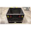 Image 3 : PLASTIC FOLDING PALLET CRATE APPROX 2.6'W X 2.8'L X 2.1'H