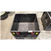 Image 2 : PLASTIC FOLDING PALLET CRATE APPROX 2.6'W X 2.8'L X 2.1'H