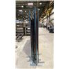 Image 3 : GROUP OF 7 METAL FRAMED WELDING CURTAINS APPROX 8' X 6'