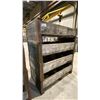 Image 2 : 4 WOODEN STACKABLE 6 COMPARTMENT PARTS CRATES