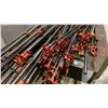 Image 3 : LARGE GROUP OF APPROX 50 ASSORTED SIZE BAR CLAMPS