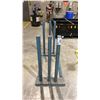 Image 2 : BLUE METAL MATERIAL RACK APPROX 42"W X 22"D X 38"H