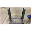 Image 3 : BLUE METAL MATERIAL RACK APPROX 42"W X 22"D X 38"H