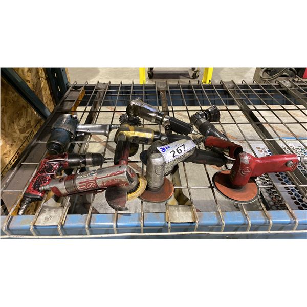 GROUP OF 10 PNEUMATIC TOOLS