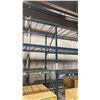 Image 2 : 2 BAY OF BLUE PALLET RACKING W/MESH DECK SHELVING - (3) UPRIGHTS AND (12) SIDE RAILS