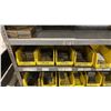 Image 23 : 2 GREY METAL SHELF RACKING UNITS WITH CONTENTS INCLUDING MACHINE COMPONENTS, RIVETS, MOUNTING