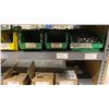 Image 6 : 2 GREY METAL SHELF RACKING UNITS WITH CONTENTS INCLUDING MACHINE COMPONENTS, RIVETS, MOUNTING