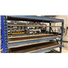 Image 2 : 1 BAY OF BLUE PALLET RACKING W/PLYWOOD SHELVING - (2) UPRIGHTS AND (6) SIDE RAILS