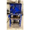 Image 1 : BLUE METAL WORK STATION WITH 9 PNEUMATIC TOOLS, ASSORTED COMBINATION WRENCHES, MAKITA IMPACT