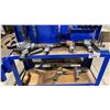 Image 3 : BLUE METAL WORK STATION WITH 9 PNEUMATIC TOOLS, ASSORTED COMBINATION WRENCHES, MAKITA IMPACT